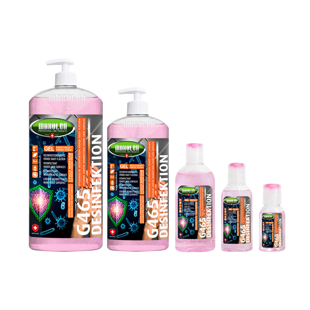 G465 Gel désinfectant parfum frais